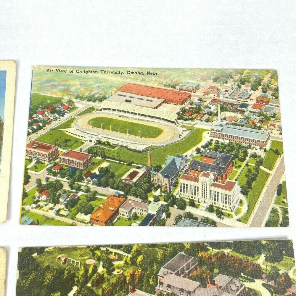 Vintage Lot of 6 Omaha Nebraska 1940s to 1950s USA Travel Postcards Fair‎ Cond.